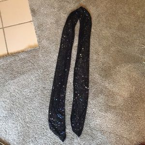 Bajra Navy Sequin Scarf/Wrap